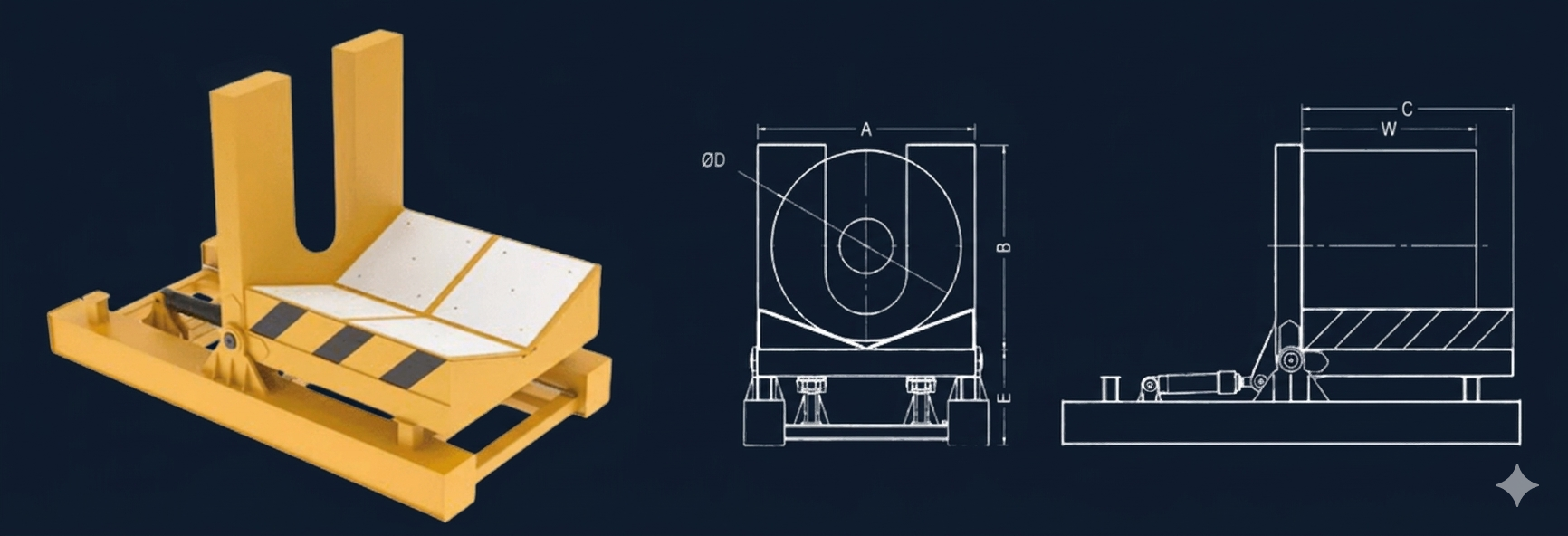 Coil Turning technical drawing