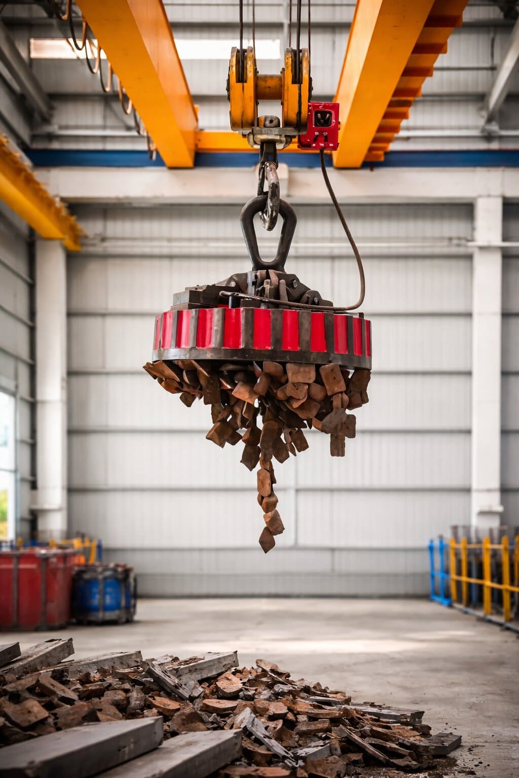 Circular lifting magnet