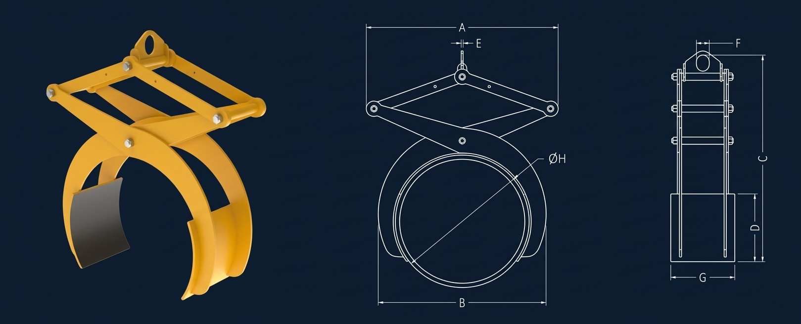 Pipe Lifter technical drawing
